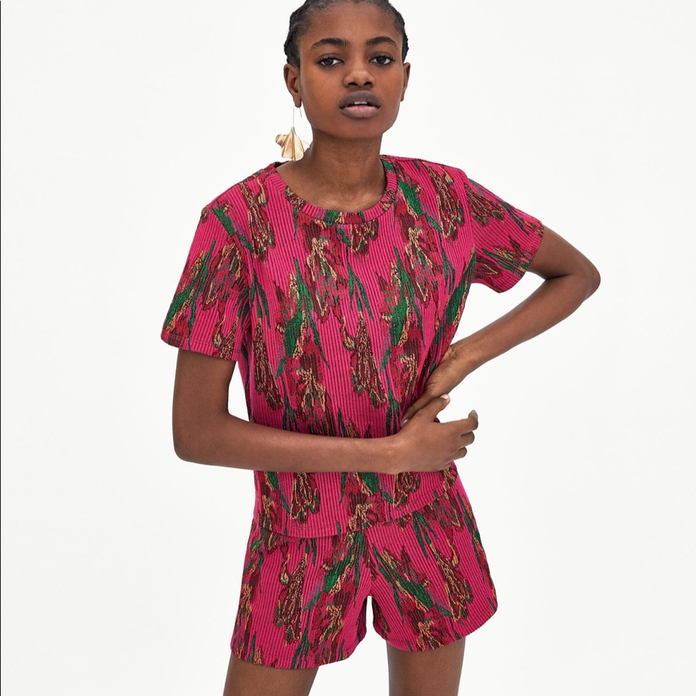 Zara Jacquard Print Set